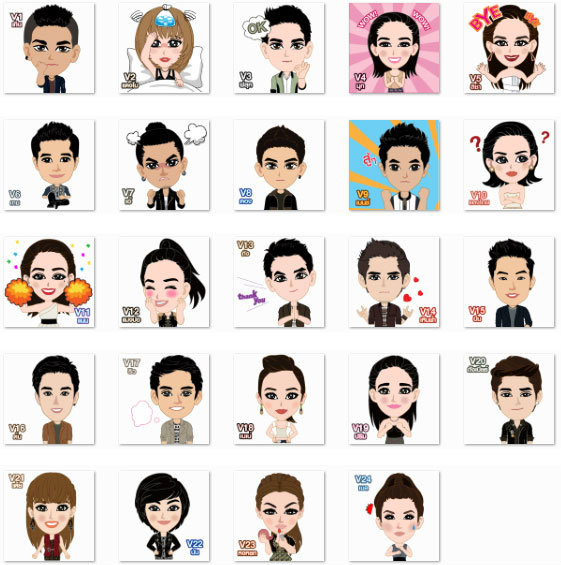อีโมติคอน AF10 ดุ๊กดิ๊กได้ น่ารักมาก!! บอกเลย