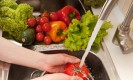 Splashing vegatables