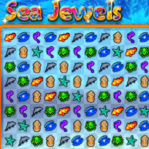 เกมส์เรียงเพชร Sea Jewels