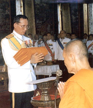 พระมหากษัตริย์ทรงเป็นพุทธมามกะ และทรงเป็นอัครศาสนูปถัมภก