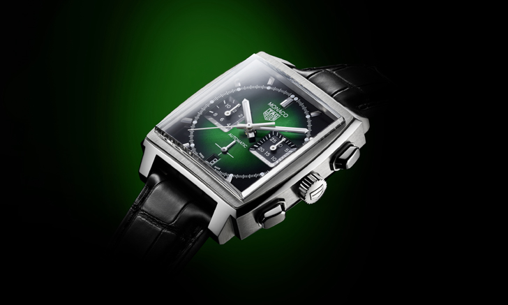 TAG Heuer เปิดตัว TAG Heuer Monaco Green Dial เฉดสีเขียวใหม่สง่างาม