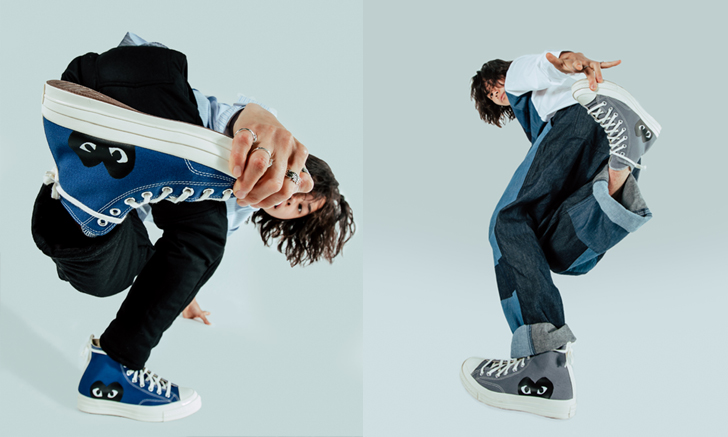 Converse x PLAY COMME des GARCONS สองเฉดสีใหม่ Blue Quartz และ Steel Grey