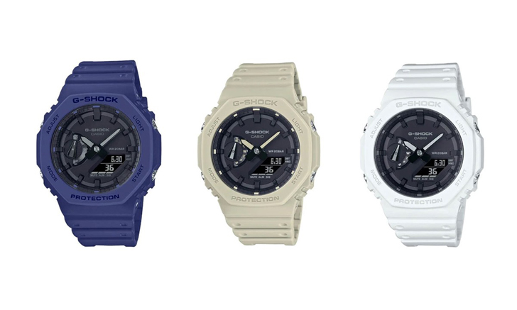 G-SHOCK เตรียมปล่อยนาฬิกา 3 สีใหม่ ในคอลเลคชั่น CasiOak