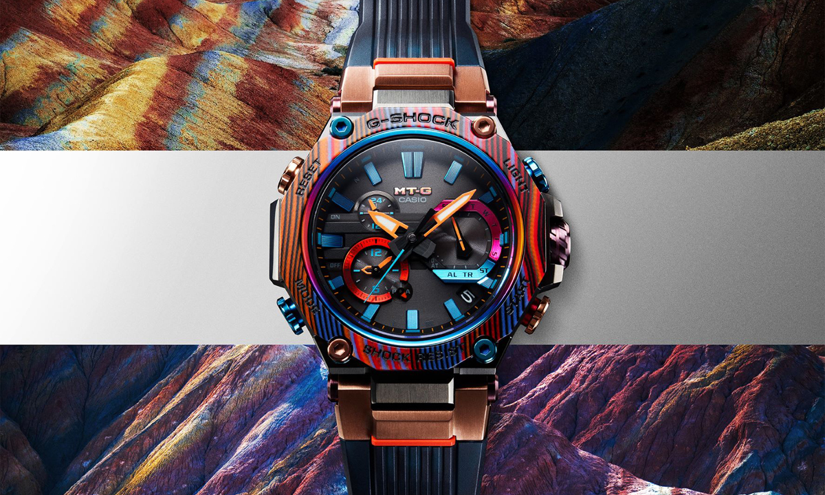 Casio เผยโฉมนาฬิกา MT-G รุ่นใหม่ โดดเด่นด้วยกรอบตัวเรือนคาร์บอนหลากสี