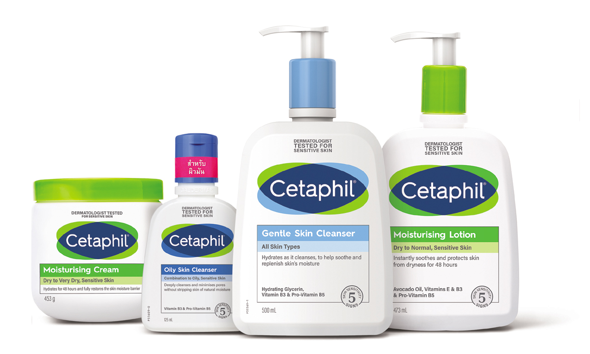 Cetaphil ปรับสูตรใหม่ ชูนวัตกรรมสกินพาวเวอร์ โซลูชั่น เอาชนะ 5 สัญญาณผิวแพ้ง่าย