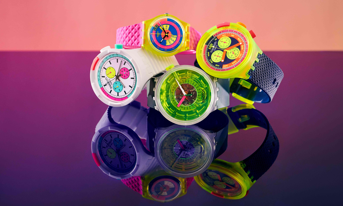 Swatch Neon Collection บอกเล่าสีสันของอดีตด้วยดีไซน์แห่งความสนุกสนานบนข้อมือ