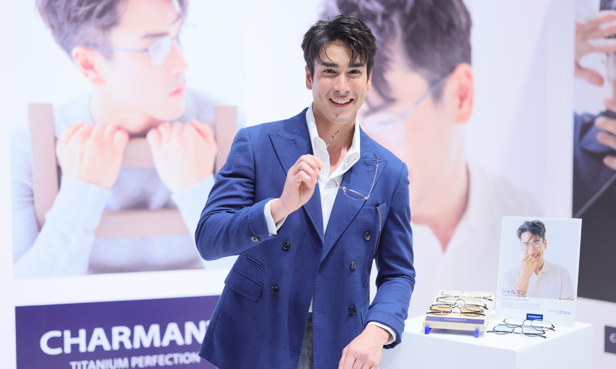 CHARMANT เปิดตัว ณเดชน์ แบรนด์แอมบาสเดอร์คนล่าสุด พร้อมอวดโฉมแว่นตา 3 คอลเลกชั่น