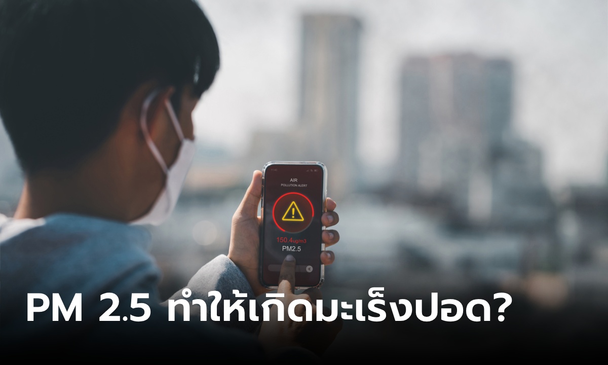 PM 2.5 ทำให้เกิดมะเร็งปอดจริงหรือไม่?