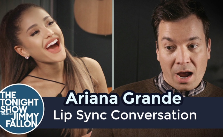 อย่างฮา! Ariana Grande ลิปซิงค์เพลงเป็นสิบๆ กับ Jimmy Fallon