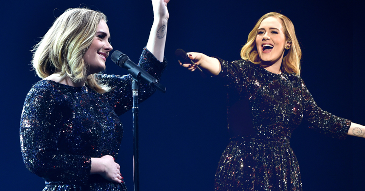 Adele ยิ้มแก้มปริ แฟนคลับชายรักชายเซอร์ไพรส์ขอแต่งงานบนเวทีคอนเสิร์ต