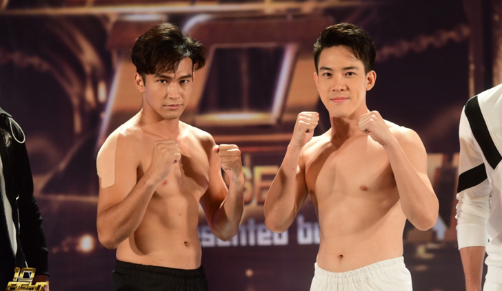10 Fight 10 ซีซั่น 2 ชั่งน้ำหนักคู่ 3 นักชกรูปงาม \