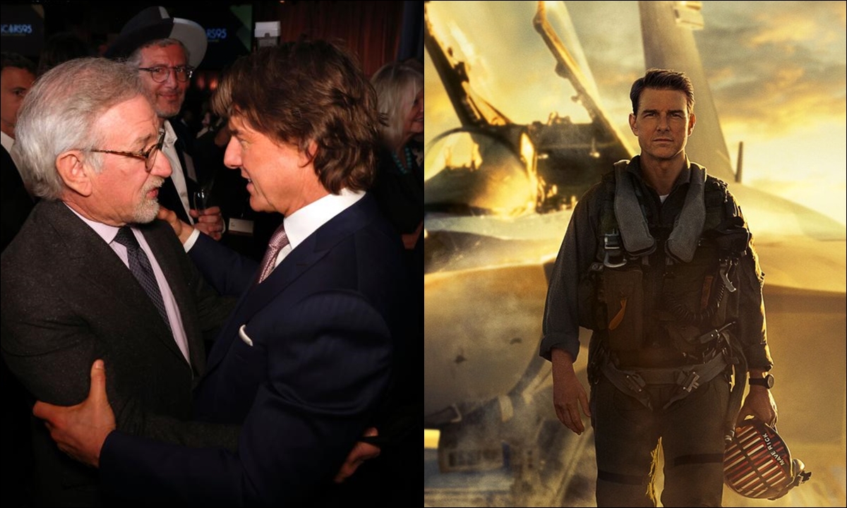 Steven Spielberg กล่าวกับ Tom Cruise ว่า Top Gun: Maverick ช่วยชีวิต Hollywood ไว้