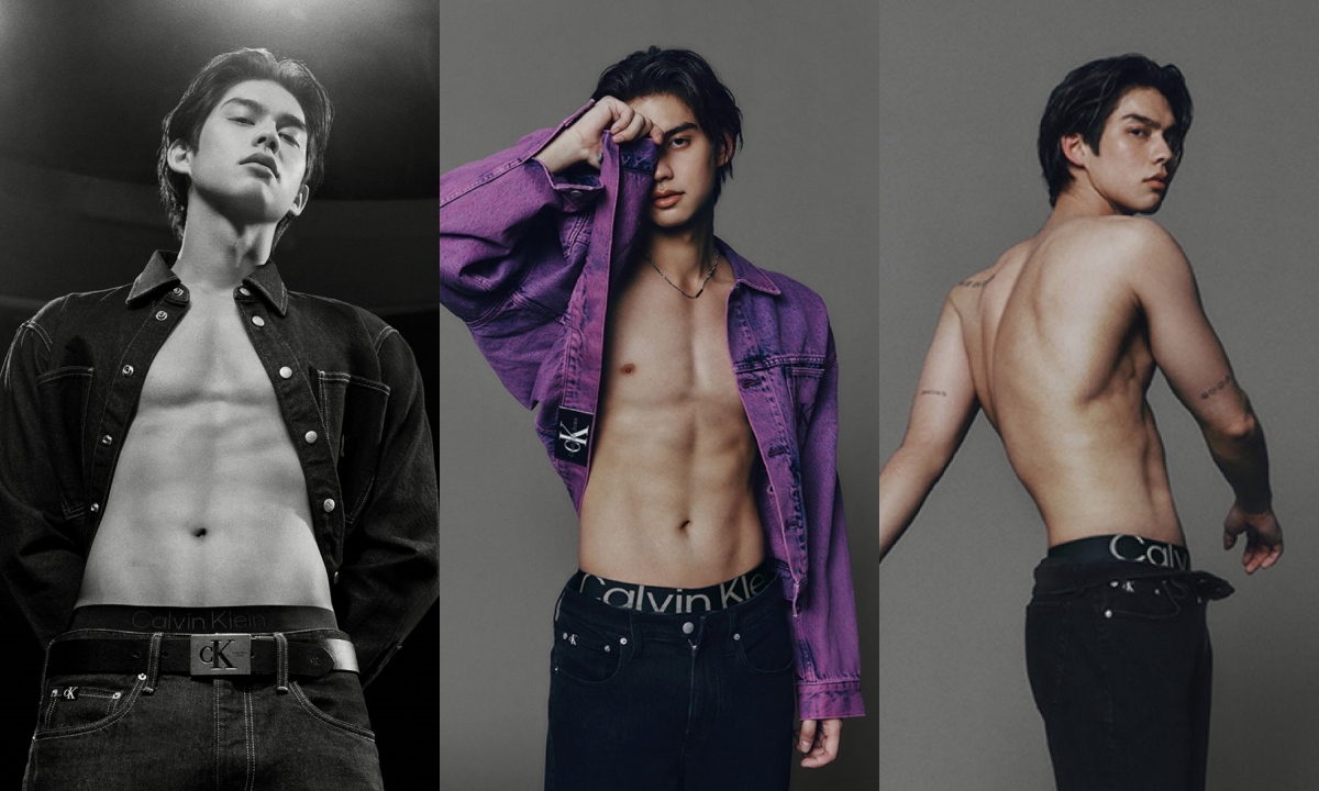 ไบร์ท วชิรวิชญ์ โชว์ซิกแพ็กสุดเซ็กซี่ขยี้ใจในแคมเปญ Calvin Klein Jeans ล่าสุด