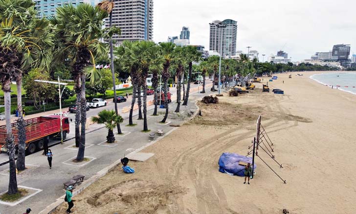 Pattaya New look ปรับโฉมใหม่ภูมิทัศน์ชายหาดพัทยา เตรียมรองรับการท่องเที่ยว