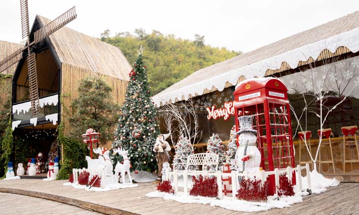 CHAN Nature Cafe จัดธีมคริสต์มาสกลางลมหนาว บรรยากาศราวกับอยู่ยุโรป!