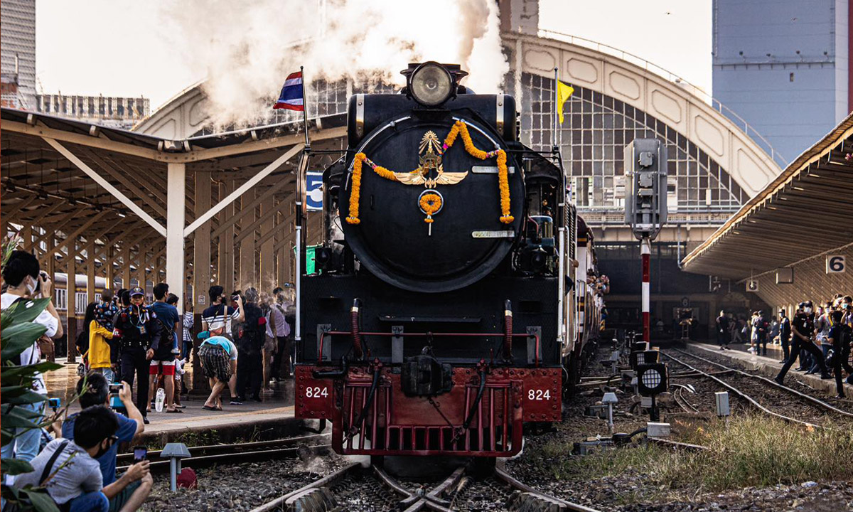การรถไฟฯ เปิดจองตั๋วขบวนรถพิเศษนำเที่ยวรถจักรไอน้ำเส้นทาง กรุงเทพ - อยุธยา - กรุงเทพ