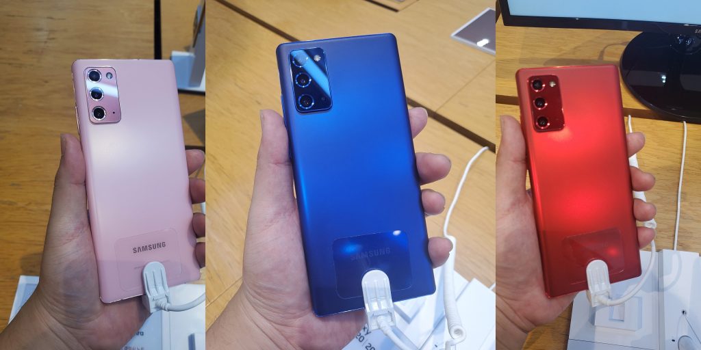 ชมสีใหม่ของ Samsung Galaxy Note 20 รุ่นเล็ก แต่มีสีแดงจัด ...